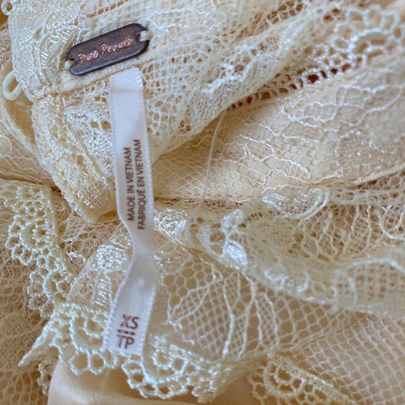 Free People Secret Admirer Blouse In Eggnog - Picture 15 of 16